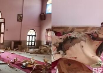 ‘ആര്‍എസ്എസുകാര്‍-കേറി-അടിച്ചു-പൊളിച്ചു-കൊണ്ടിരിക്കുകയാണ്,-സിസ്റ്റേഴ്‌സിനെയൊക്കെ-ഓടിച്ചു-കൊണ്ടിരിക്കുകയാണ്’;-ഛത്തീസ്ഗഡില്‍-ക്രൈസ്തവ-ദേവാലയവും-ക്രൂശിത-രൂപവും-അടിച്ചു-തകര്‍ത്തു,-വീഡിയോ
