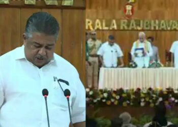 സജി-ചെറിയാന്-രണ്ടാംമൂഴം;-സത്യപ്രതിജ്ഞ-ചെയ്തു