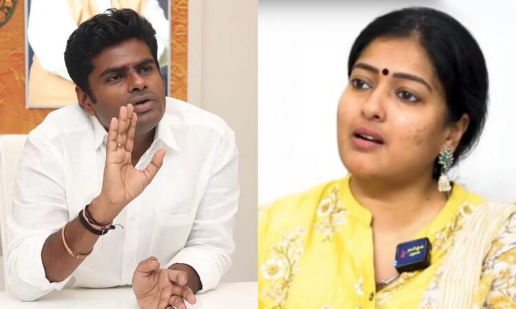 ‘അണ്ണാമലൈയുടെ-നേതൃത്വത്തില്‍-സ്ത്രീകള്‍-സുരക്ഷിതരല്ല’;-തമിഴ്‌നാട്-ബിജെപി-നേതാവ്-ഗായത്രി-രഘുറാം-പാര്‍ട്ടി-വിട്ടു