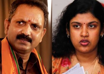 ‘ശമ്പളം-ഇരട്ടിയാക്കിയത്-യുവജനങ്ങളോടുള്ള-വെല്ലുവിളി,-അഴിമതിയിലും-ധൂർത്തിലും-കേരളത്തിന്-ഒന്നാം-സ്ഥാനം’;-ചിന്ത-ജെറോം-വിവാദത്തിൽ-പ്രതികരിച്ച്-കെ-സുരേന്ദ്രൻ