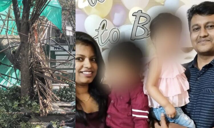 ബെംഗളൂരുവില്-നിര്മാണത്തിലിരുന്ന-മെട്രോ-തൂണ്-തകര്ന്ന്-അമ്മയും-മകനും-മരിച്ചു;-ഭര്ത്താവും-രണ്ടും-കുഞ്ഞുങ്ങളും-ഗുരുതരാവസ്ഥയില്