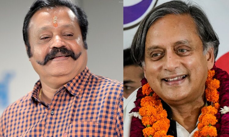 ശശി-തരൂരുണ്ടെങ്കില്-തിരുവനന്തപുരത്തേക്കില്ല;-അല്ലെങ്കില്-ഒരു-കൈനോക്കാമെന്ന-വിശ്വാസത്തില്-സുരേഷ്-ഗോപി