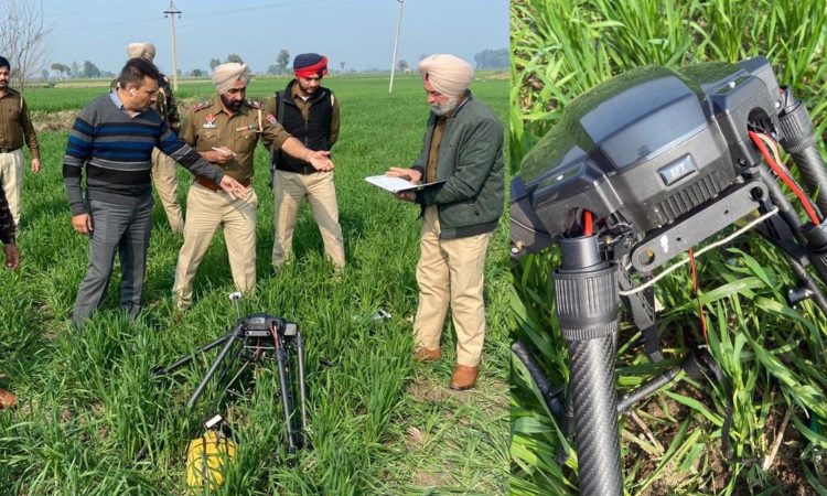 അതിര്‍ത്തിയില്‍-ഡ്രോണ്‍-വഴി-ഹെറോയിന്‍-കടത്ത്;-വെടിവച്ചിട്ട്-പൊലീസ്‌