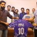 ഇന്റർ-കേളി ഫുട്ബോൾ ടൂർണമെന്റ് : മലാസ്, ഉമ്മുൽ ഹമാം ഏരിയ ടീമുകളുടെ ജേഴ്സി പ്രകാശനം നടത്തി