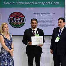 ഗതാഗത ഉച്ചകോടിയിൽ കെഎസ്ആർടിസിക്ക് അന്താരാഷ്ട്ര പുരസ്കാരം