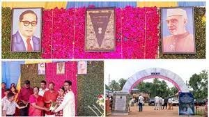 മണ്ഡപത്തില് അംബേദ്ക്കറും നെഹ്റുവും ഭരണഘടനയും, വന്നവര്ക്കെല്ലാം കൗതുകം; കൊല്ലത്തെ ഒരു കല്യാണ കാഴ്ചകൾ ഇങ്ങനെ