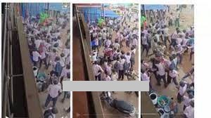കുമരനെല്ലൂരിൽ സ്കൂൾ വിദ്യാർത്ഥികളുടെ ‘തല്ലുമാല’