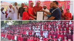 ചാലക്കുടി കാർമൽ വിദ്യാലയത്തിലെ മെഗാ കരോളിന് ബെസ്റ്റ് ഓഫ് ഇന്ത്യ റെക്കോർഡ്