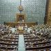 സസ്പെന്‍ഷനില്‍ സെഞ്ചുറി, ലക്ഷ്യമിട്ട എല്ലാ ബില്ലുകളും പാസാക്കി സ‌ർക്കാർ; ലോക്സഭ അനിശ്ചിത കാലത്തേക്ക് പിരിഞ്ഞു