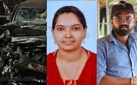 എംവിഡി റിപ്പോര്ട്ട് നൽകി, കാർ ലോറിയിലേക്ക് മനഃപൂർവം ഇടിച്ചുകയറ്റിയത്; ലോറി ഡ്രൈവറെ കേസിൽ നിന്ന് ഒഴിവാക്കി