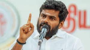 തമിഴ്നാട് ബിജെപി സംസ്ഥാന അധ്യക്ഷൻ കെ അണ്ണാമലൈയുടെ ഹിന്ദി അനുകൂല പ്രസംഗം വിവാദത്തിൽ