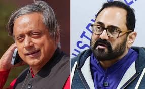 ശശി തരൂരിന് തെരഞ്ഞെടുപ്പ് കമ്മീഷന്റെ താക്കീത്; രാജീവ് ചന്ദ്രശേഖറിനെതിരെയുള്ള ആരോപണത്തിൽ നടപടി