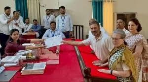 രാഹുല് ഗാന്ധി റായ്ബറേലിയിൽ; നാമനിര്ദേശ പത്രിക സമര്പ്പിച്ചു