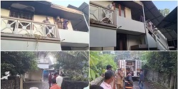 അങ്കമാലിയിൽ വീടിന് തീ പിടിച്ചു 4 പേർ വെന്തുമരിച്ചു, മരിച്ചത് അച്ഛനും അമ്മയും 2കുട്ടികളും