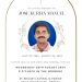 ജോസ് കുര്യൻ മാനുവലിന്റെ സംസ്കാര ശുശ്രൂഷകൾ ഓഗസ്റ്റ് 28 ന്