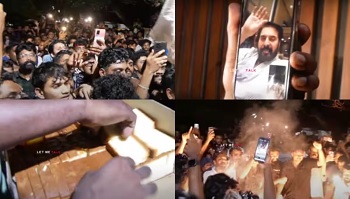 സര്പ്രൈസ് ബര്ത്ത്ഡേ പാര്ട്ടിയുമായി വീടിനു മുന്നില് ആരാധകര്! വീഡിയോ കോളിലെത്തി മമ്മൂട്ടി