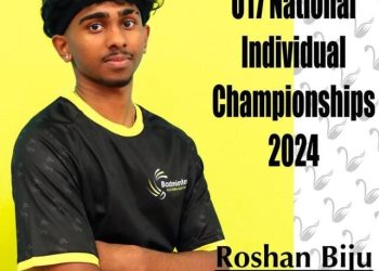റോഷൻ ജോസഫ് ബിജു  Yonex U17  ട്രിപ്പിൾ ക്രൗൺ ചാമ്പ്യൻ