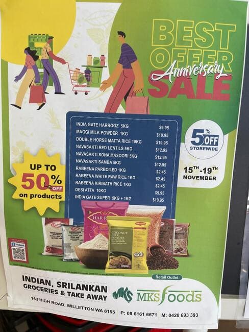 MKS foods ൽ ആനിവേഴ്സറി സെയിൽ : 50% വിലക്കുറവിൽ ഗ്രോസറി ഐറ്റംസ്