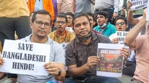 ഹിന്ദുക്കൾക്കെതിരായ അക്രമത്തിൽ നിലപാട് വ്യക്തമാക്കണമെന്ന് ഇന്ത്യ; ആഭ്യന്തര വിഷയങ്ങളിൽ ഇടപെടരുതെന്ന് ബംഗ്ലാദേശ്