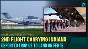 ഇന്ത്യയിലേക്ക് കുടിയേറ്റക്കാരുമായി രണ്ട് വിമാനം, പുറപ്പെട്ടു