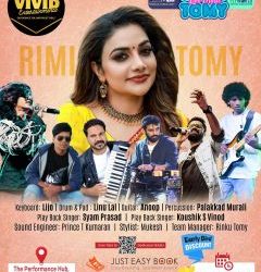 റിമി ടോമി ലൈവ് മ്യൂസിക്കൽ ഷോ ജൂൺ 21 ന്