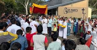 സെന്റ്.മേരീസ് ഇന്ത്യൻ ഓർത്തഡോക്സ് ദേവാലയത്തിൽ ഓശാന പെരുന്നാൾ ആചരിച്ചു