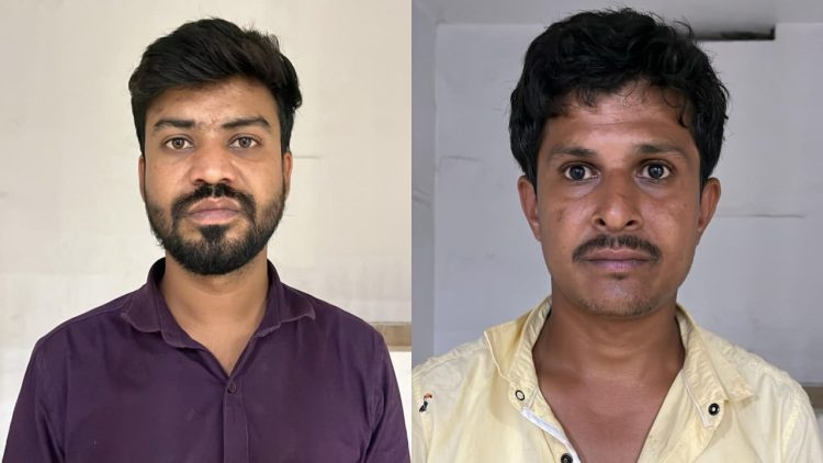 പത്ത് ലക്ഷം രൂപയ്ക്ക് രണ്ട് കിലോഗ്രാം സ്വർണം; പണം നൽകിയ ആലുവ സ്വദേശിക്ക് കിട്ടിയത് മുക്കുപണ്ടം; രണ്ട് പേർ പിടിയിൽ