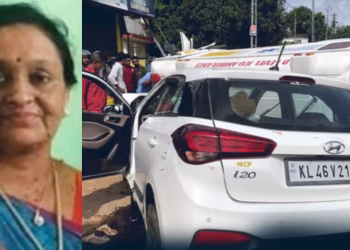 പേരക്കുട്ടിയുടെ പിറന്നാൾ ആഘോഷം കഴി‌ഞ്ഞ് മടങ്ങുമ്പോൾ ദുരന്തം, മുത്തശ്ശിക്ക് ദാരുണാന്ത്യം, കാർ ഇടിച്ചത് ആംബുലൻസിൽ