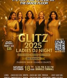 സ്ത്രീകൾക്കായി ഒരു രാത്രി: സിഡ്‌നിയിൽ ‘Glitz 2025’