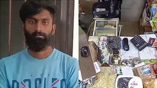 സിസിടിവി മറച്ച് കട കുത്തിത്തുറന്നു; പണവും സിഗരറ്റ് പായ്ക്കറ്റുകളും മോഷ്ടിച്ച പ്രതി പിടിയിൽ