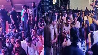 വേടന്റെ സംഗീത പരിപാടിക്കിടെ തിക്കും തിരക്കും; കുട്ടികളുൾപ്പെടെ നിരവധി പേർ ആശുപത്രിയിൽ