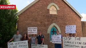 വെസ്റ്റേൺ സിഡ്നിയിലെ ചരിത്രപ്രസിദ്ധമായ പള്ളി വിൽപനയ്‌ക്കെതിരെ പ്രതിഷേധം ശക്തമാകുന്നു