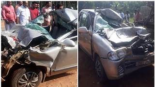 നിർത്തിയിട്ട ലോറിയിൽ കാറിടിച്ച് അപകടം; മലപ്പുറത്ത് ദമ്പതികളടക്കം മൂന്ന് പേർക്ക് ദാരുണാന്ത്യം