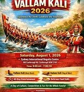 പെൻരിത് വള്ളംകളി 2026 ഓഗസ്റ്റ് 1-ന് സിഡ്‌നിയിൽ
