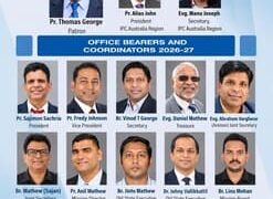 ഐ പി സി ഓസ്ട്രേലിയ റീജിയൻ -“ക്വീൻസ്‌ലാൻഡ് ചാപ്റ്ററിന്” പ്രൗഢോജ്ജ്വലമായ തുടക്കം