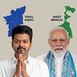 ഉപതെരഞ്ഞെടുപ്പ് ഫലം: ബംഗാളിൽ ബിജെപിക്ക് ലീഡ്, തമിഴ്നാട്ടിൽ ടിവികെ കിതയ്ക്കുന്നു, ഇഞ്ചോടിഞ്ച് പോരാട്ടം